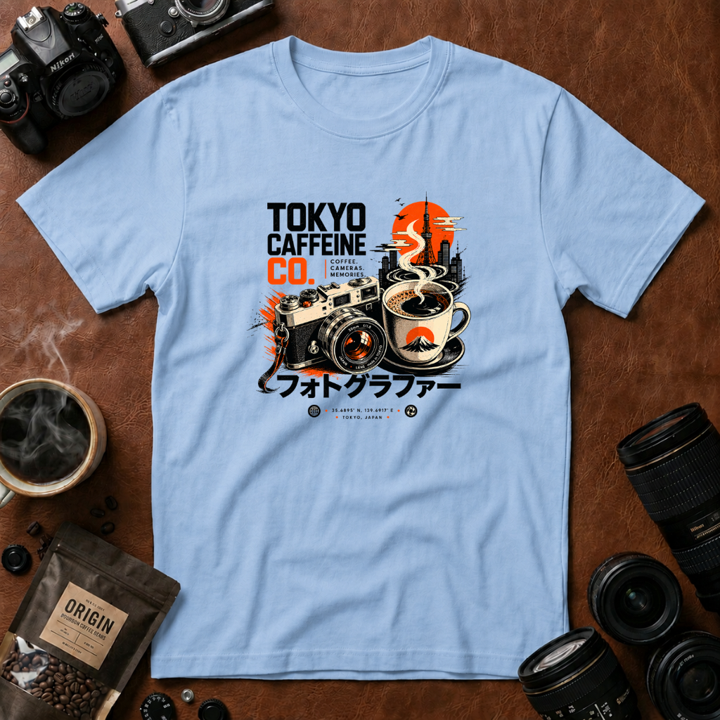 Tokyo Coffee & Camera Memories T-shirt