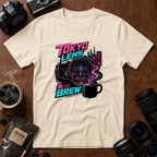 Tokyo Lens & Brew Neon Design T-shirt