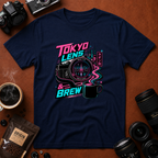 Tokyo Lens & Brew Neon Design T-shirt