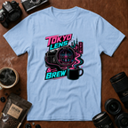 Tokyo Lens & Brew Neon Design T-shirt
