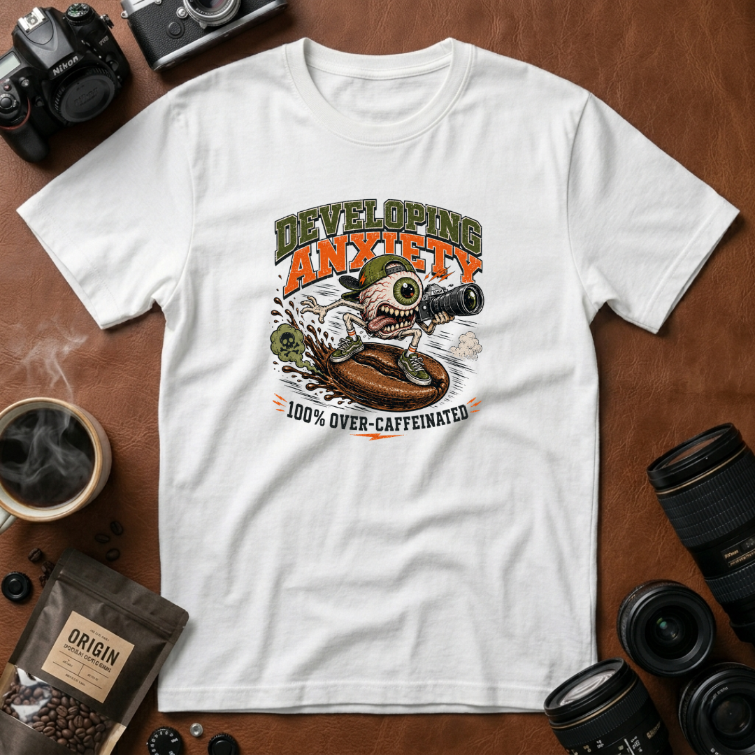 Developing Anxiety Over caffeinated T-shirt