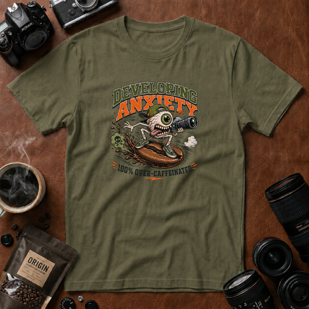 Developing Anxiety Over caffeinated T-shirt