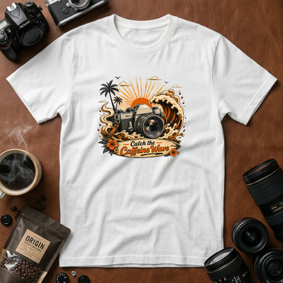 Catch the Caffeine Wave T-shirt
