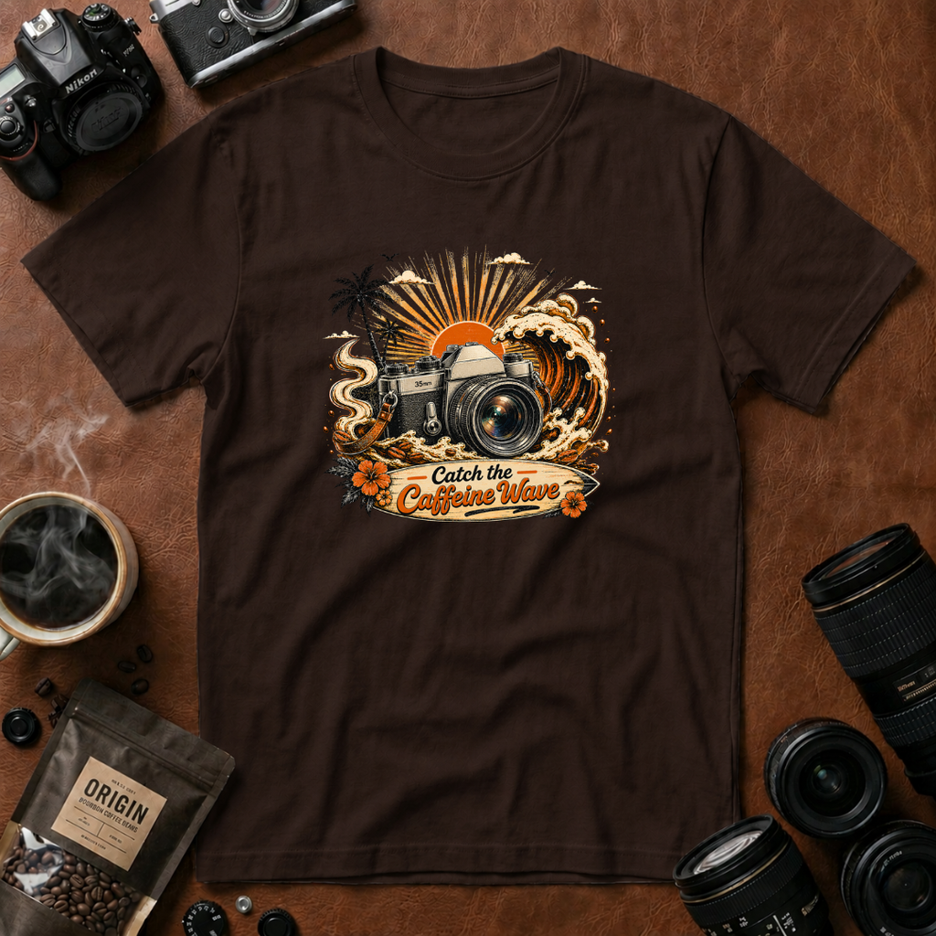 Catch the Caffeine Wave T-shirt