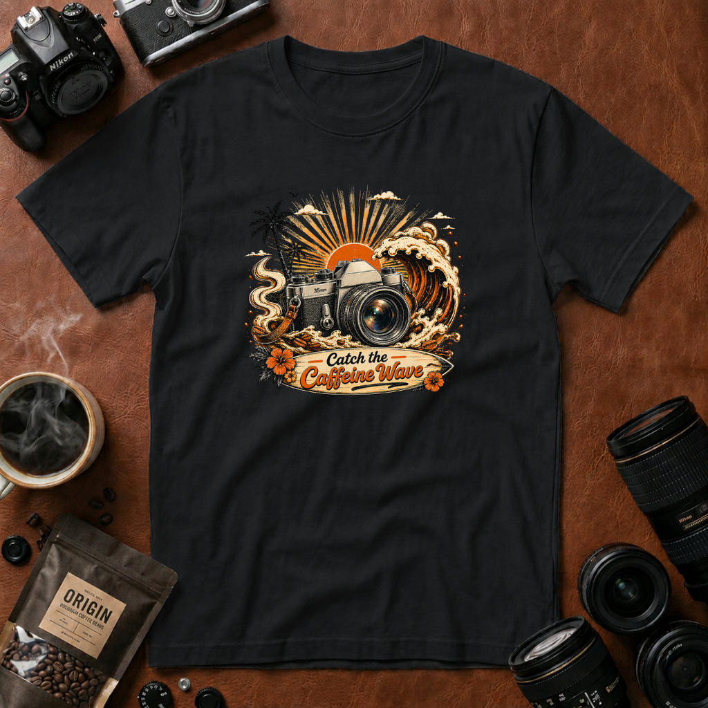 Catch the Caffeine Wave T-shirt