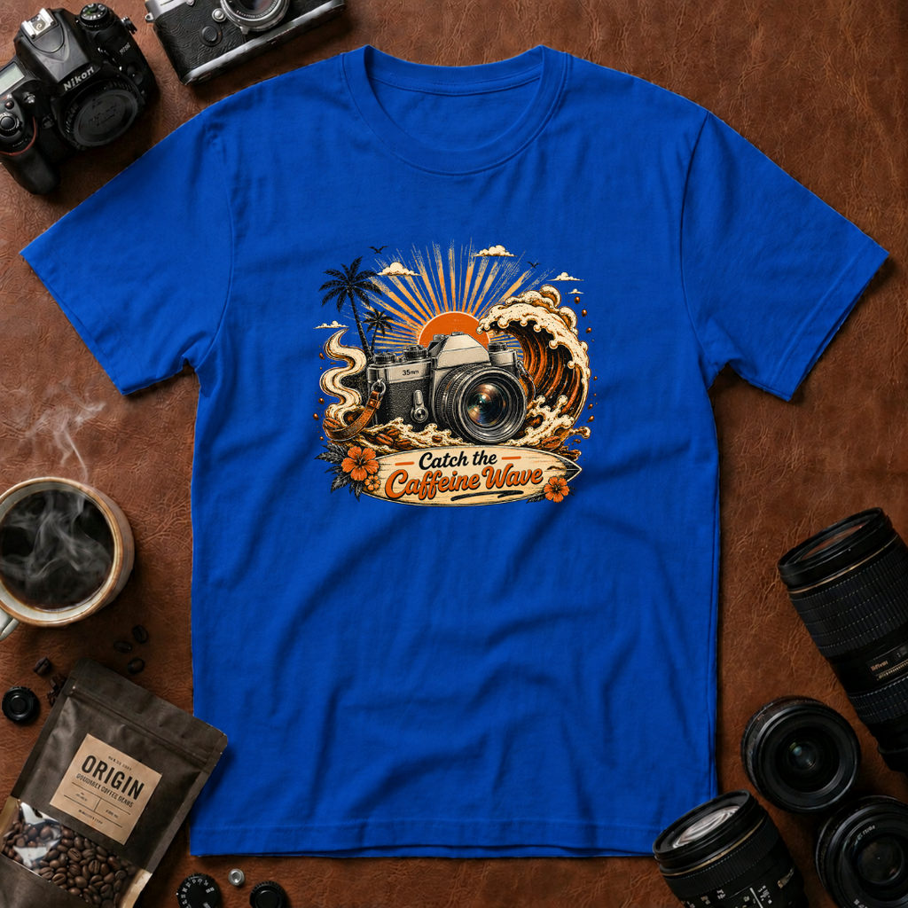 Catch the Caffeine Wave T-shirt