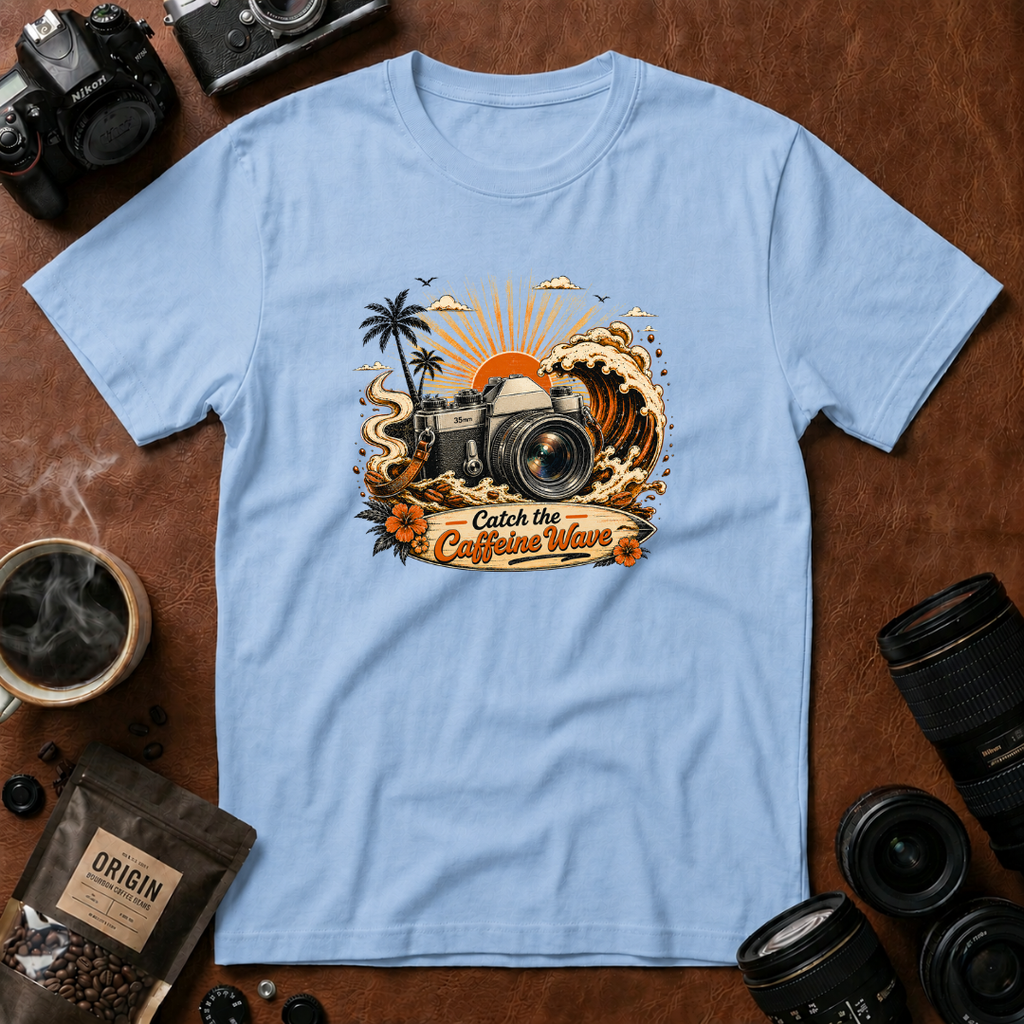 Catch the Caffeine Wave T-shirt