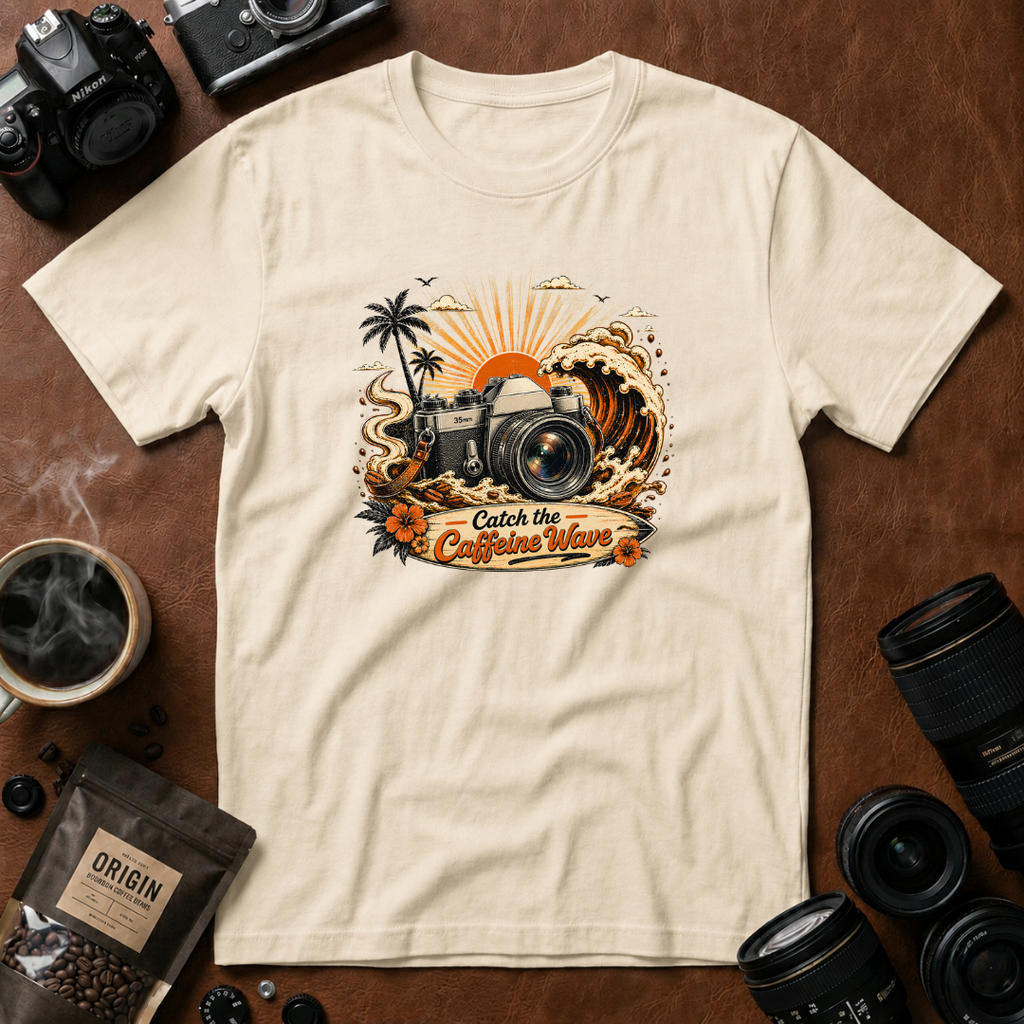 Catch the Caffeine Wave T-shirt