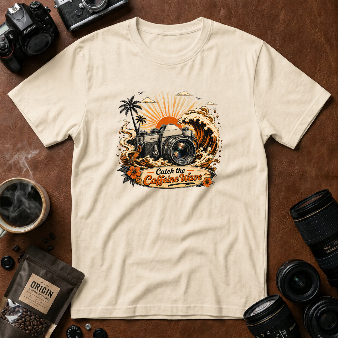 Catch the Caffeine Wave T-shirt