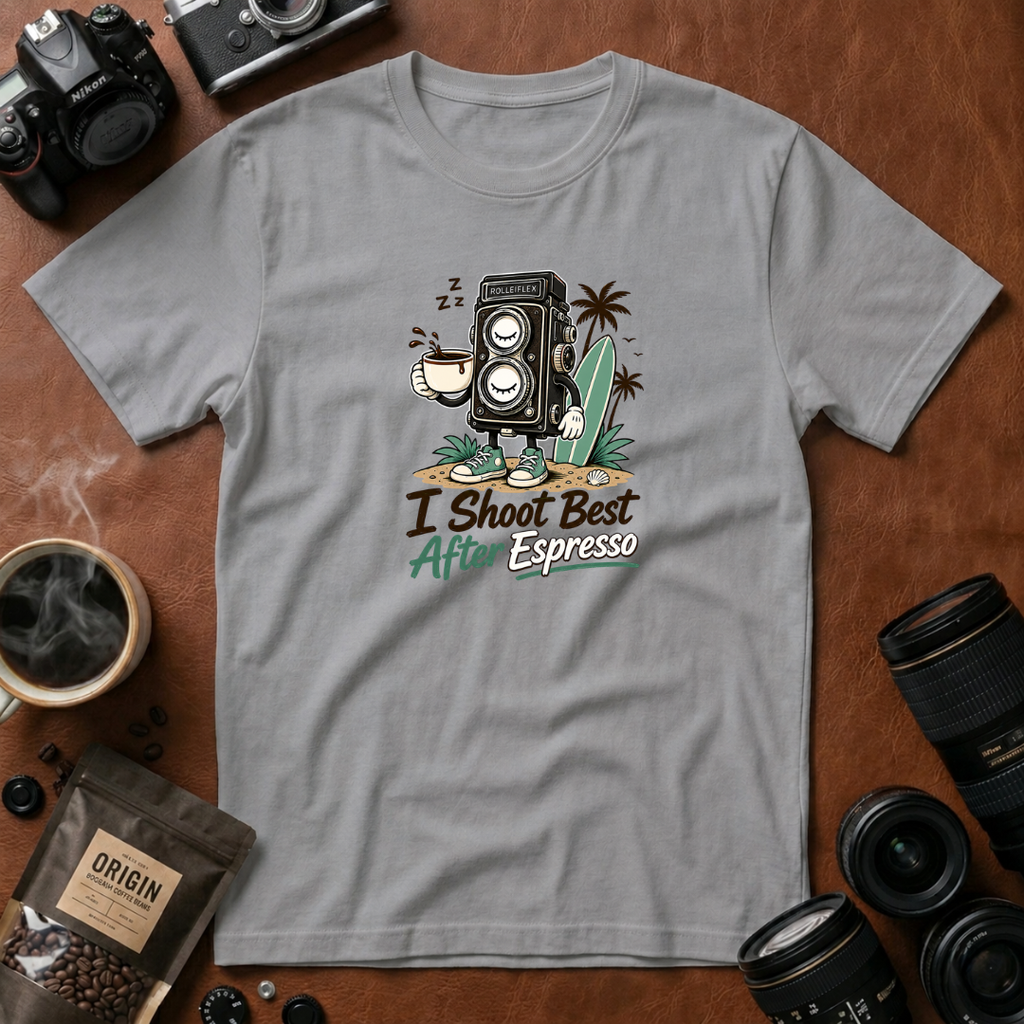 I Shoot Best After Espresso T-shirt