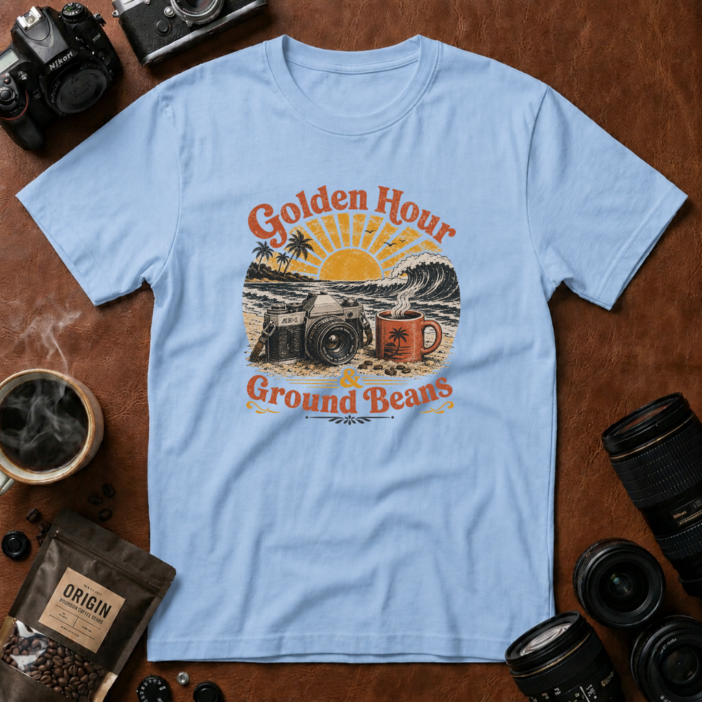 Golden Hour & Ground Beans T-shirt