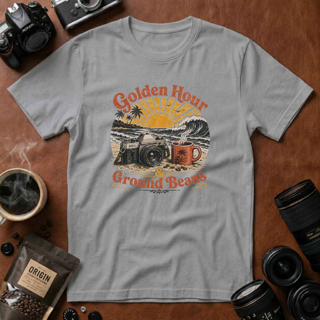 Golden Hour & Ground Beans T-shirt