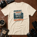 Overcast Skies & Over Caffeinated T-shirt