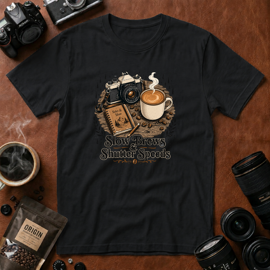 Slow Brews & Shutter Speeds T-shirt