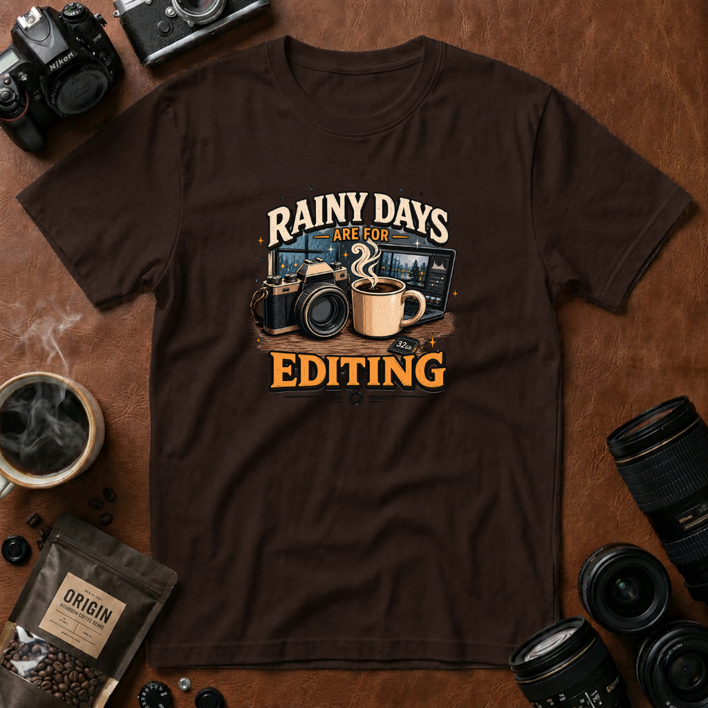 Rainy Days & Editing T-shirt