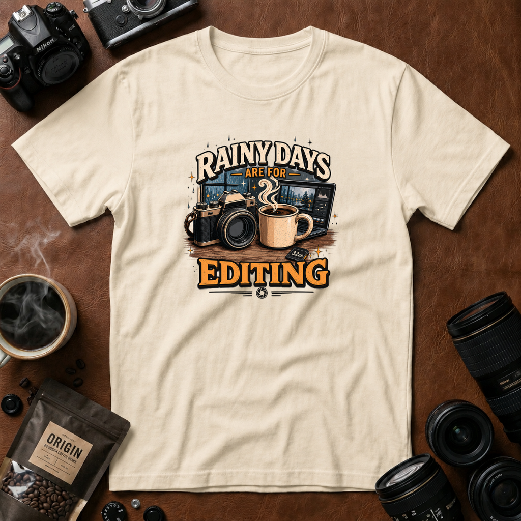 Rainy Days & Editing T-shirt