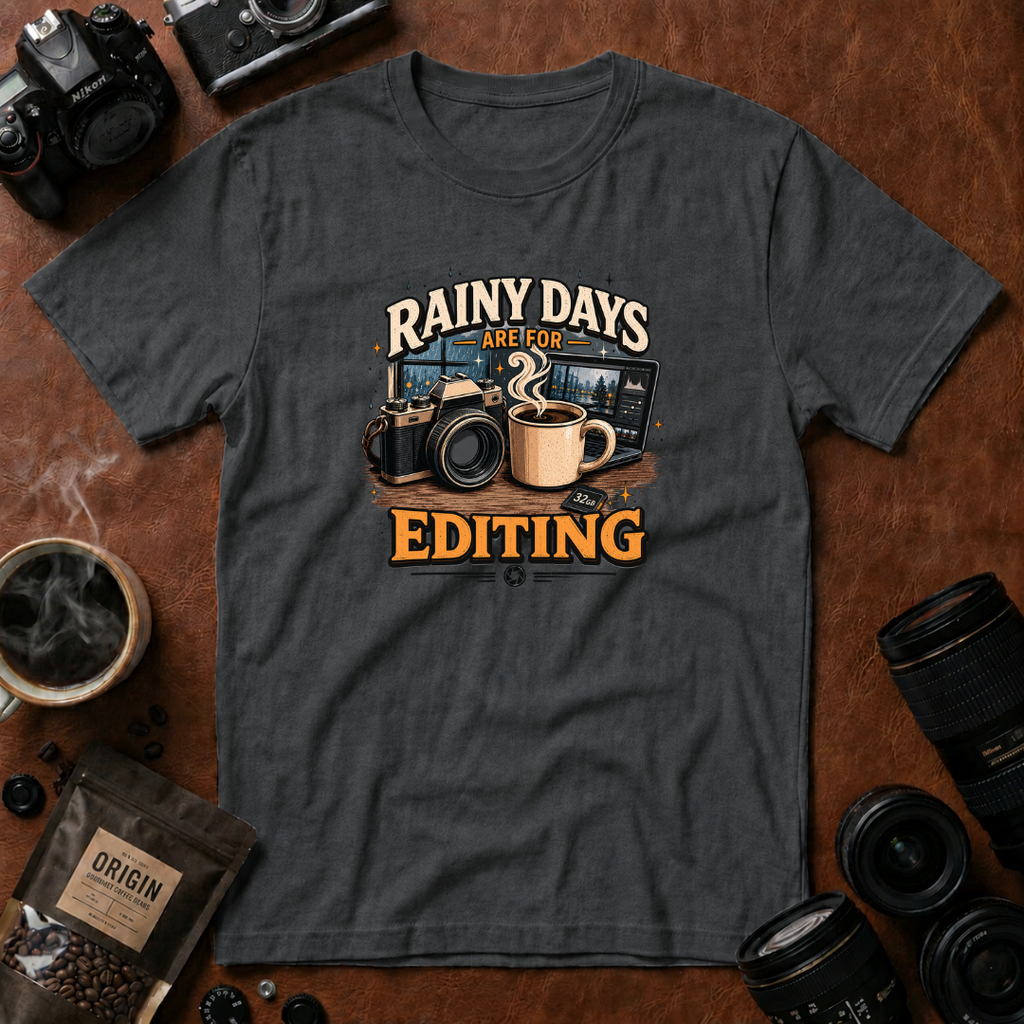 Rainy Days & Editing T-shirt