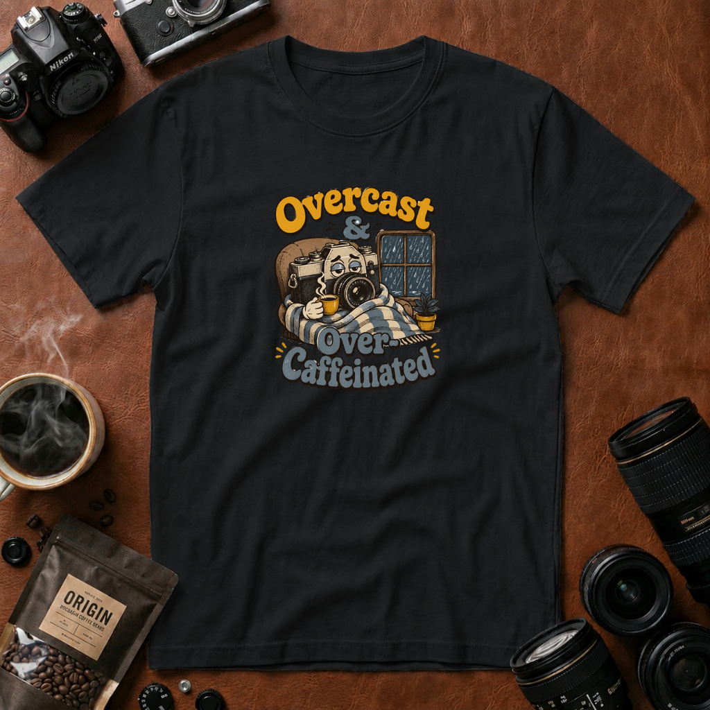 Overcast & Over Caffeinated T-shirt