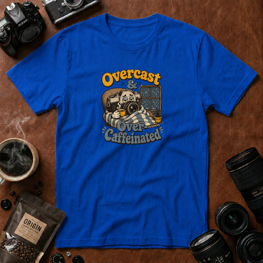 Overcast & Over Caffeinated T-shirt