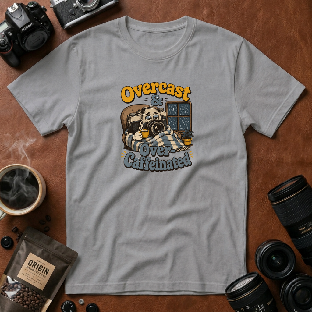 Overcast & Over Caffeinated T-shirt