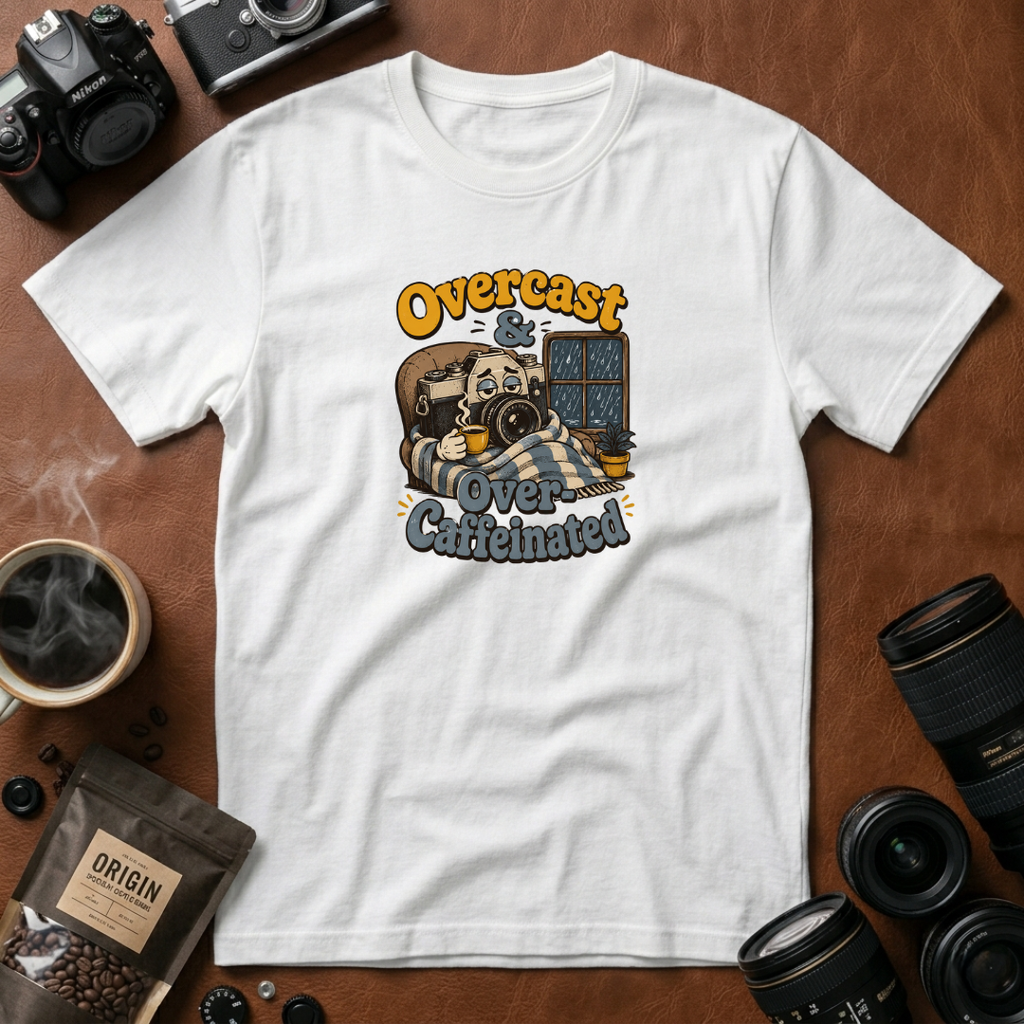 Overcast & Over Caffeinated T-shirt