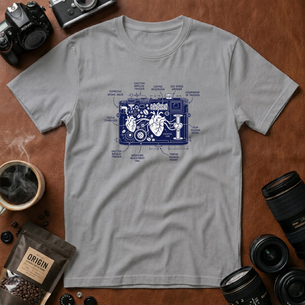 Caffeine Powered Photographer T-Shirt