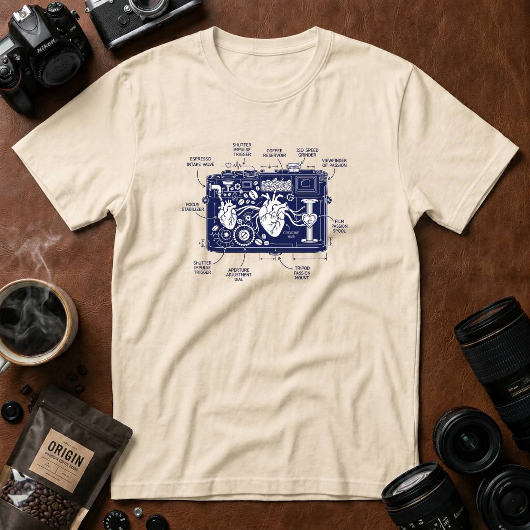 Caffeine Powered Photographer T-Shirt