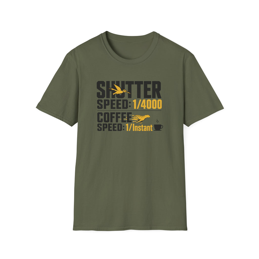 Shutter Speed & Coffee Flow T-shirt