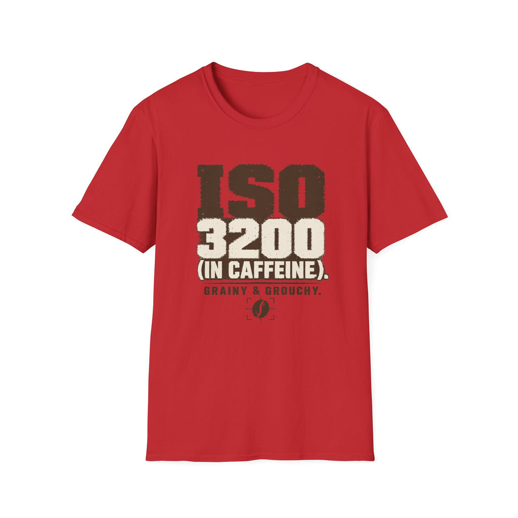 ISO 3200 in Caffeine T-Shirt