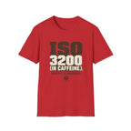 ISO 3200 in Caffeine T-Shirt