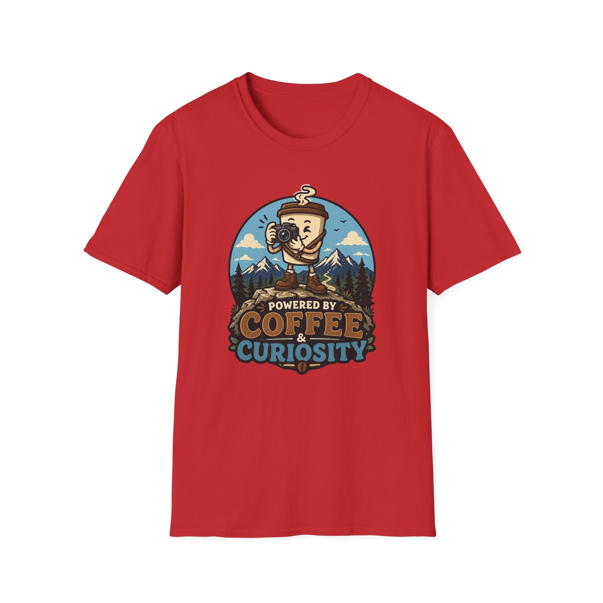 Powered by Coffee & Curiousity T-Shirt