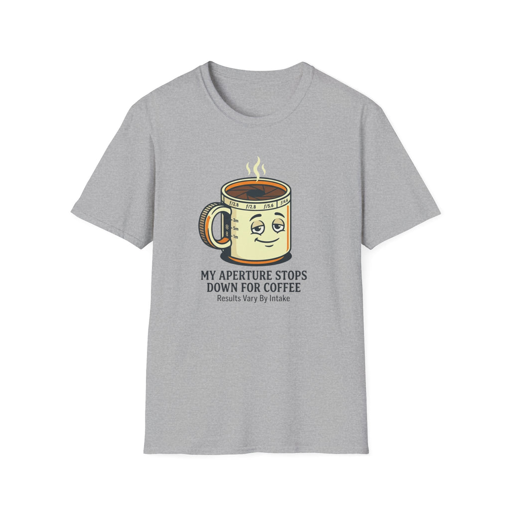 My Aperture Stops Down At Coffee T-Shirt