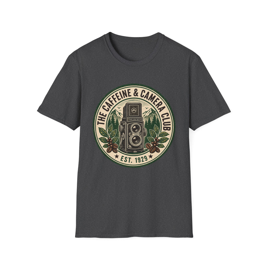 The Caffeine & Camera Club T-shirt