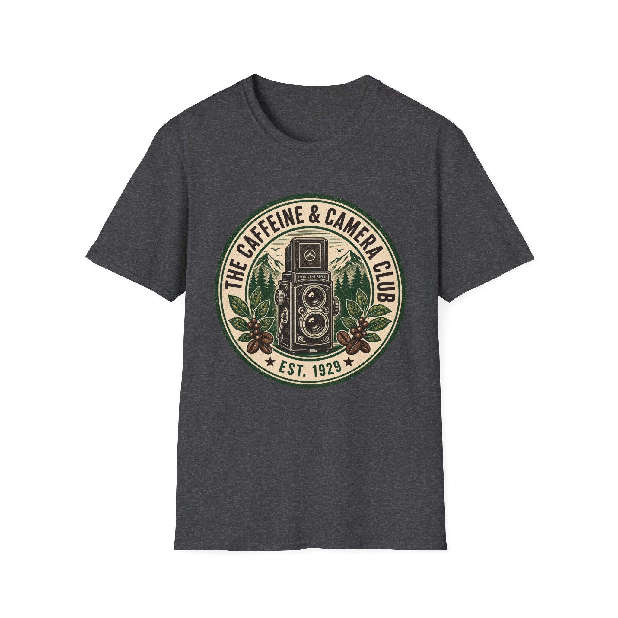 The Caffeine & Camera Club T-shirt