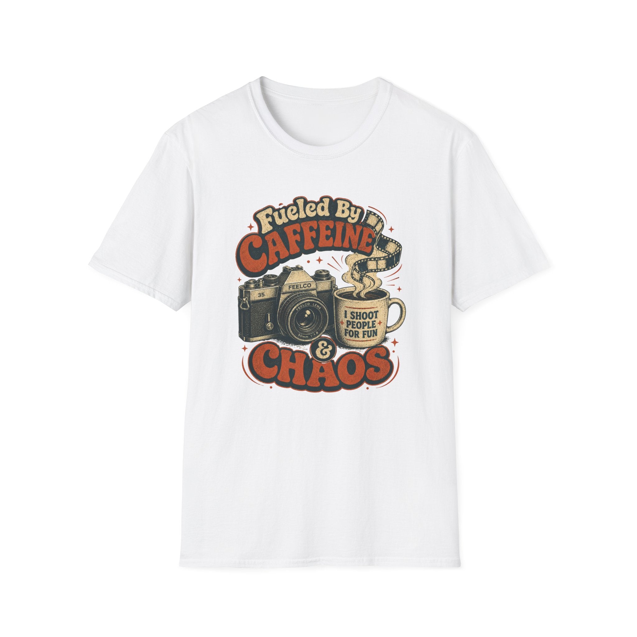Fueled By Caffeine & Chaos T-Shirt