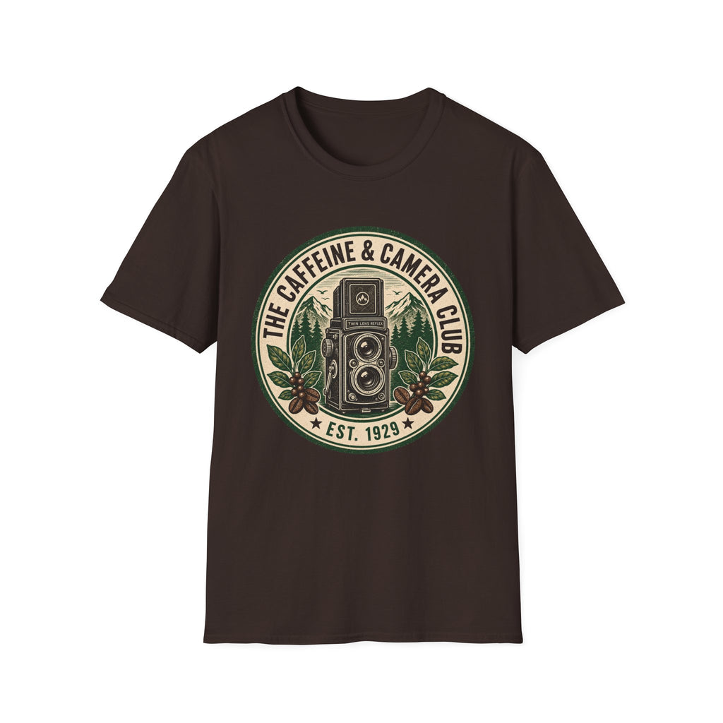 The Caffeine & Camera Club T-shirt