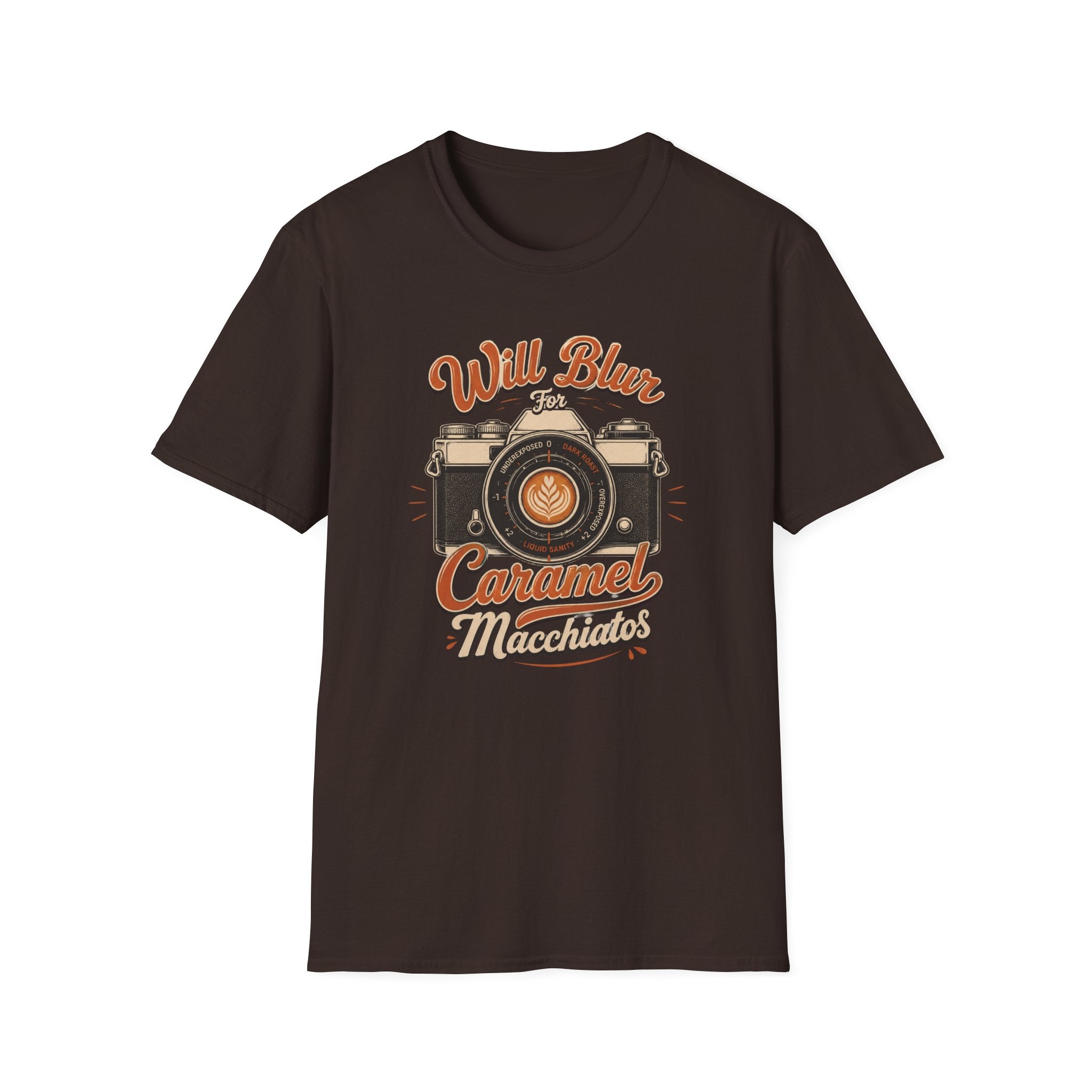 Will Blur For Caramel Macchiatos T-shirt