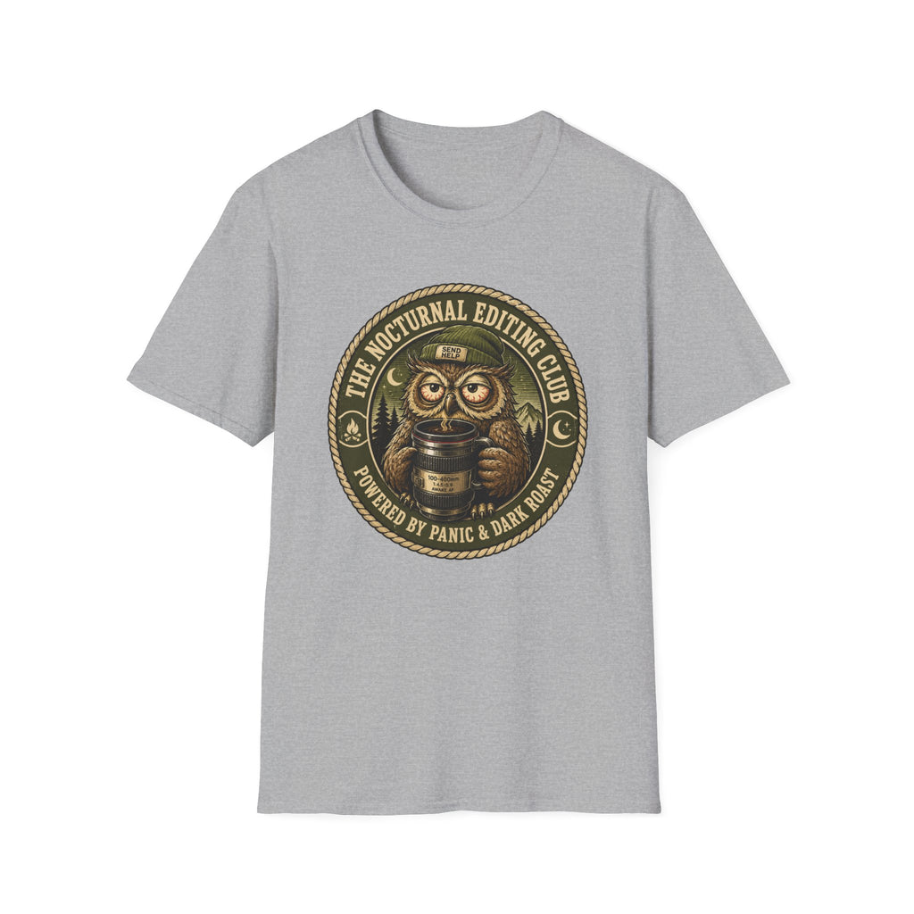 Nocturnal Editing Club Logo - Tshirt