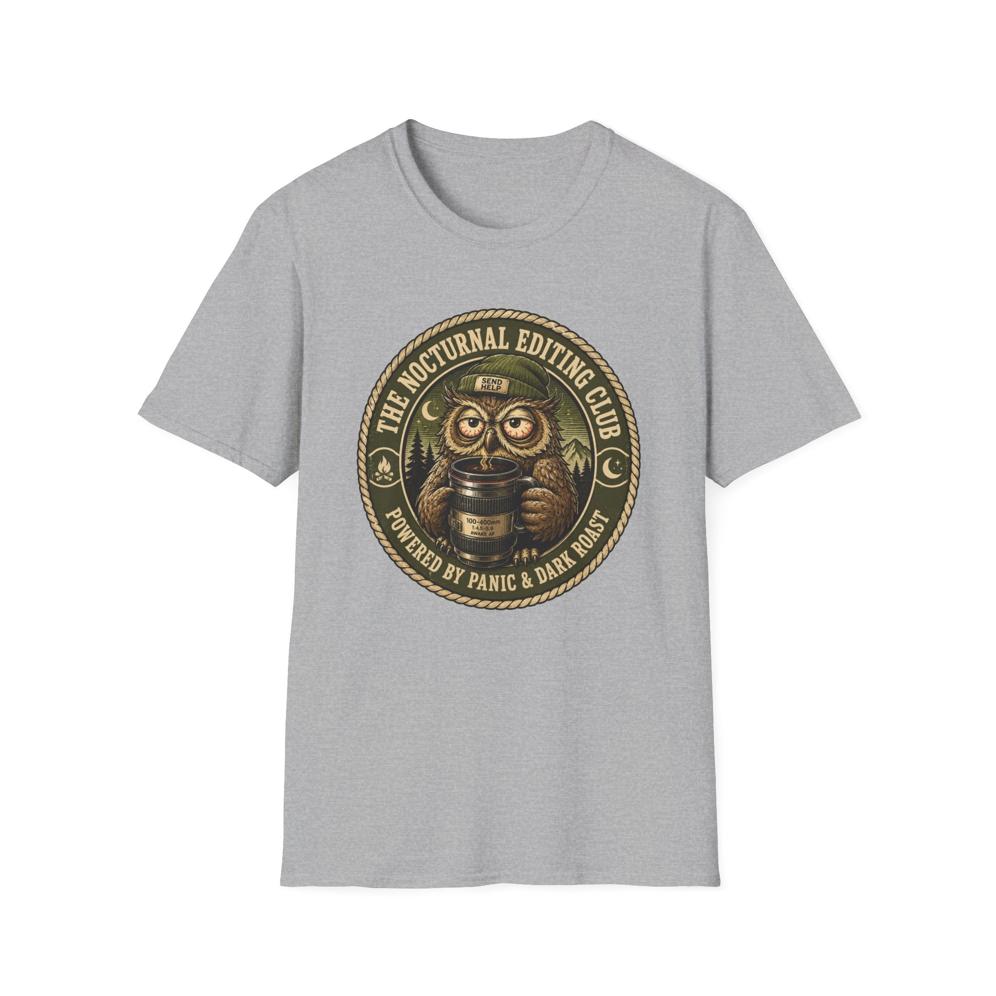 Nocturnal Editing Club Logo - Tshirt