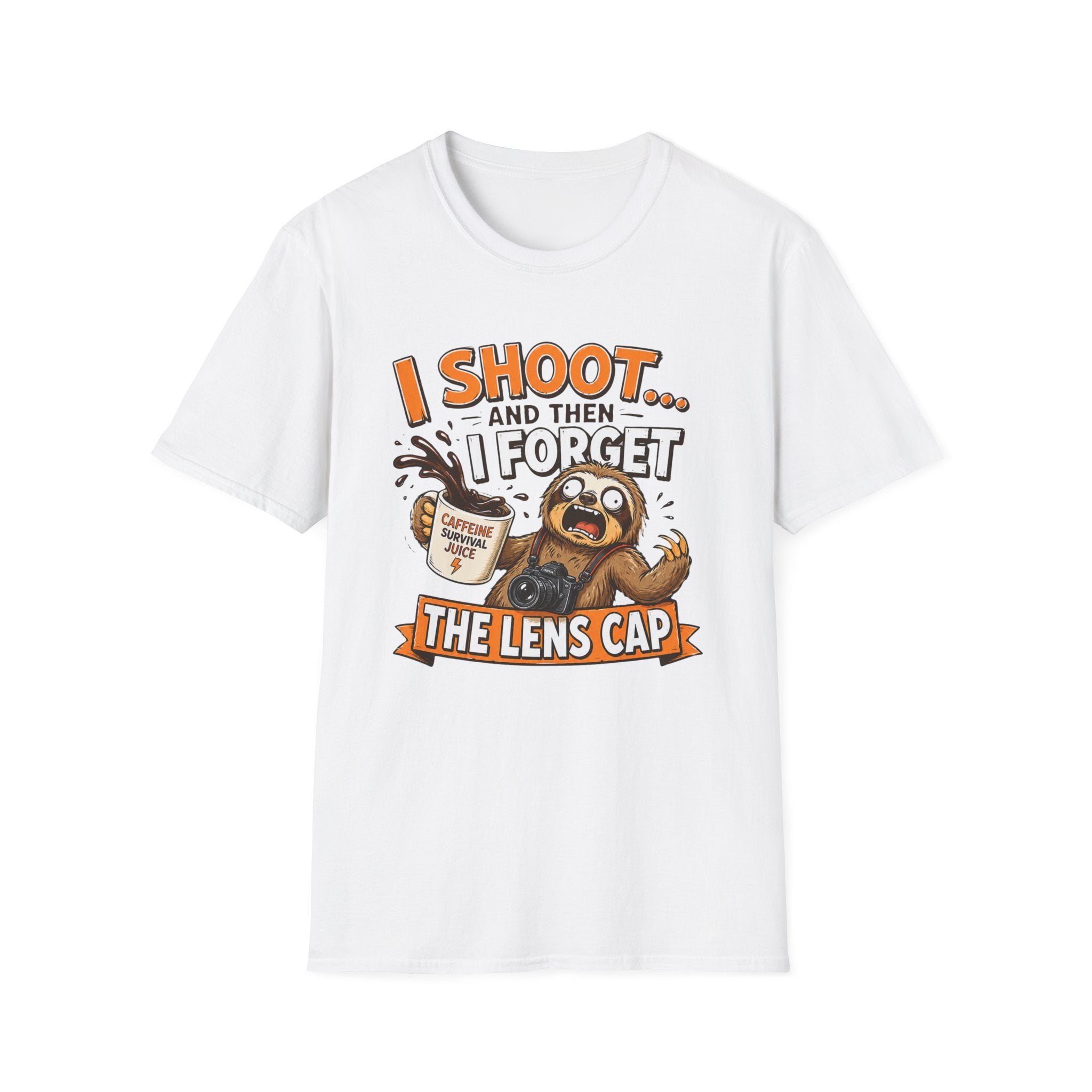I Shoot & Then Forget the Lens Cap T-Shirt