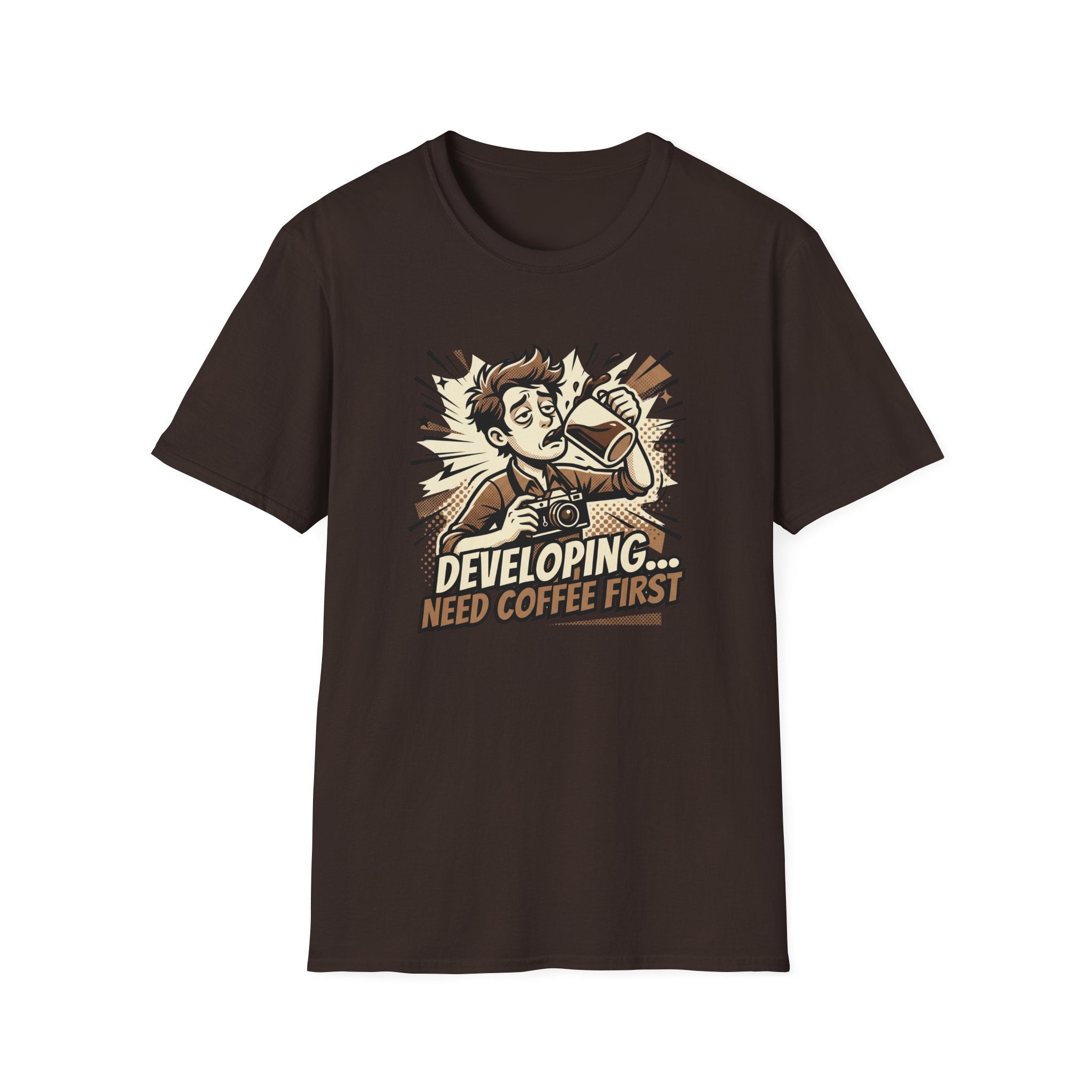 Developing Need Coffee First 2 T-Shirt