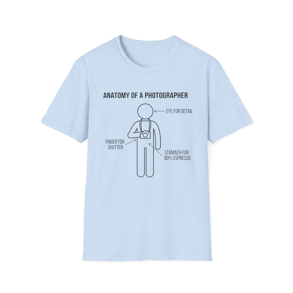 Anatomy of a Photographer T-Shirt
