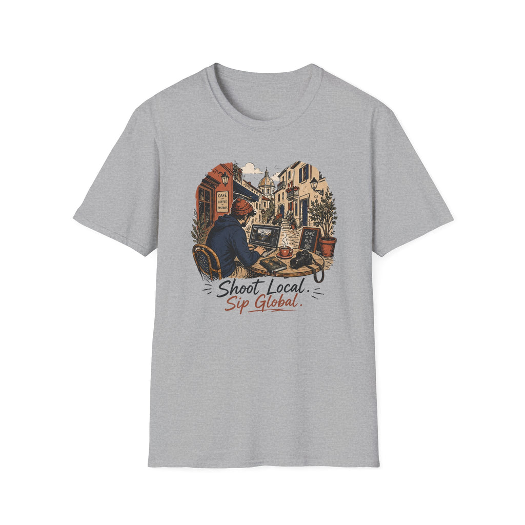 Shoot Local Sip Global T-Shirt