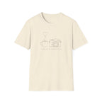 Caffeine & Composition in Minimal Design T-shirt