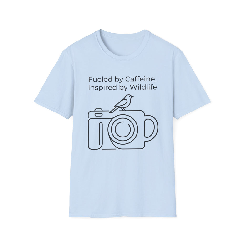 Fueled by Caffeine, Inspired by Wildlife T-shirt
