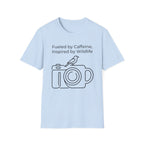 Fueled by Caffeine, Inspired by Wildlife T-shirt