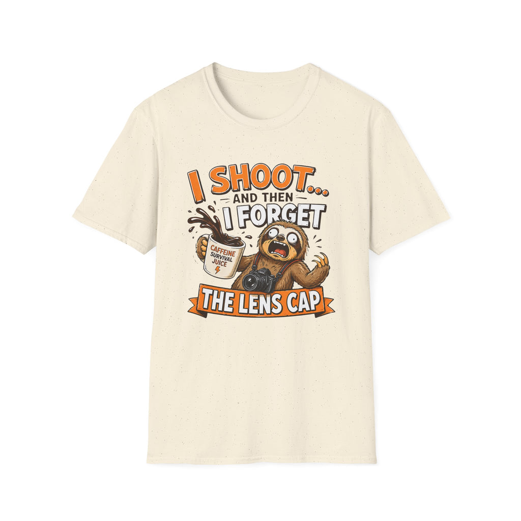 I Shoot & Then Forget the Lens Cap T-Shirt