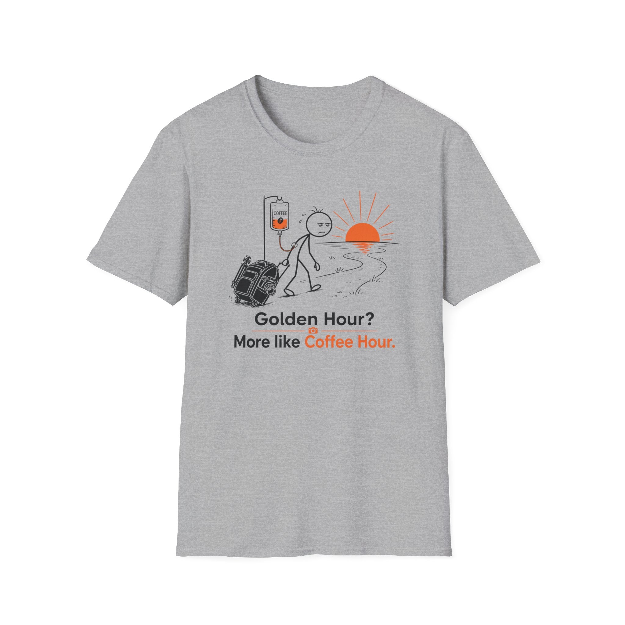 Golden Hour More Like Coffee Hour 2 T-Shirt