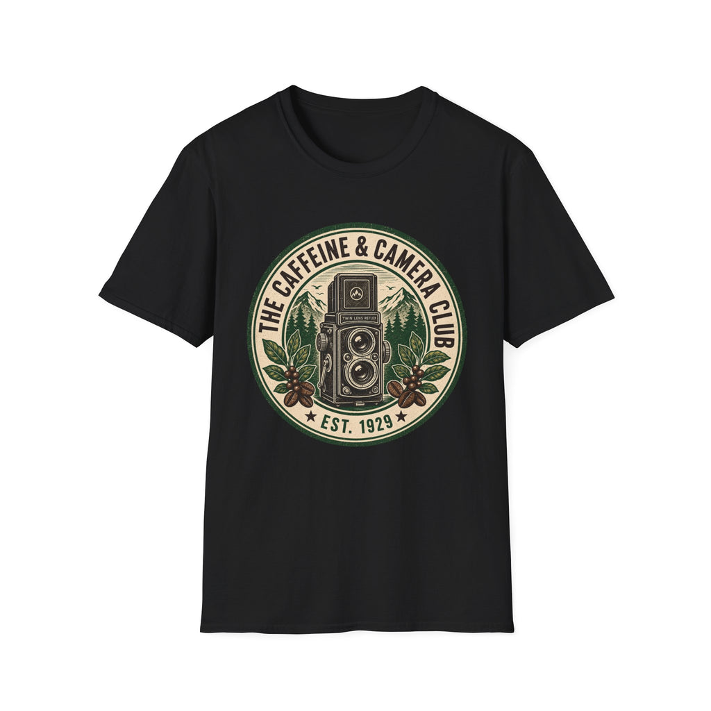 The Caffeine & Camera Club T-shirt