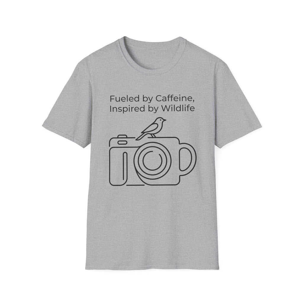 Fueled by Caffeine, Inspired by Wildlife T-shirt